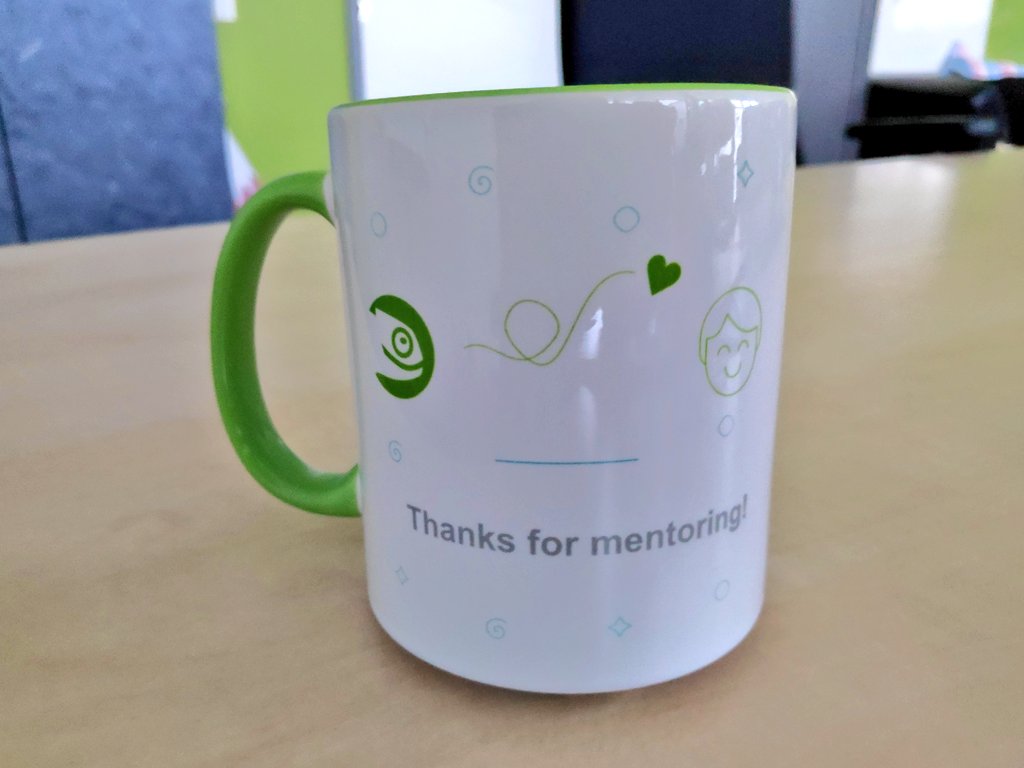 GSoC "Trhank you" mug, thanks for mentoring